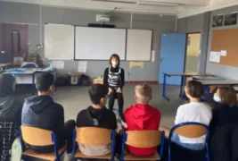 Une partie des élèves du groupe qui ont bénéficié de la sophrologie au collège Louis Pasteur