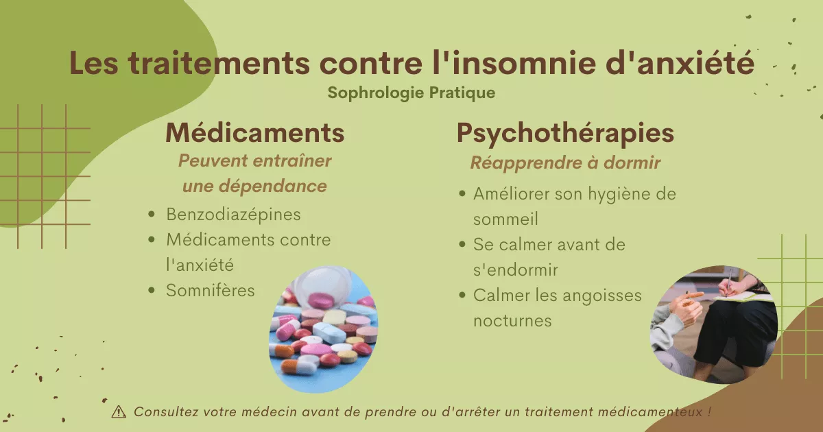 Les Benzodiazépines et psychothérapies en traitement de l'insomnie d'anxiété